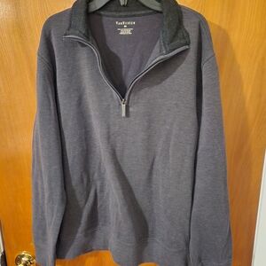 Van Heusen Men's Charcoal Quarter Zip